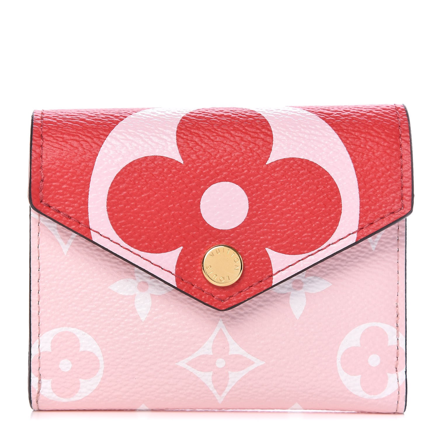 Louis Vuitton Monogram Giant Zoe Wallet Rouge