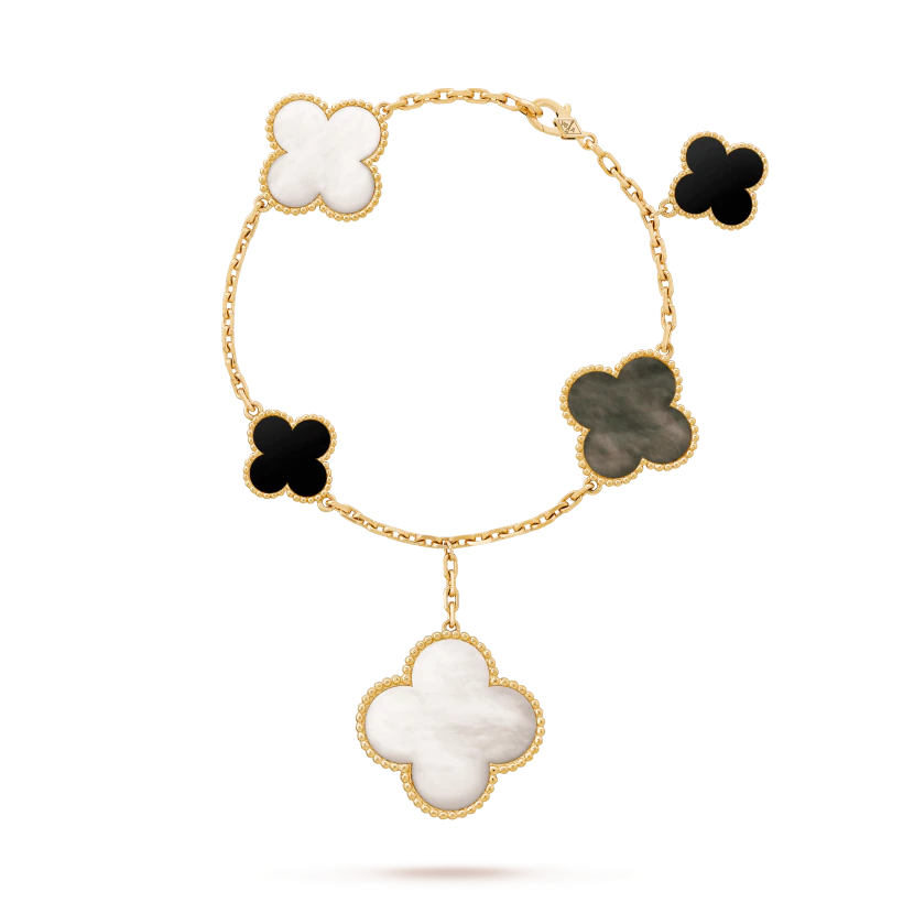 Van Cleef & Arpel Magic Alhambra Bracelet, 5 motifs